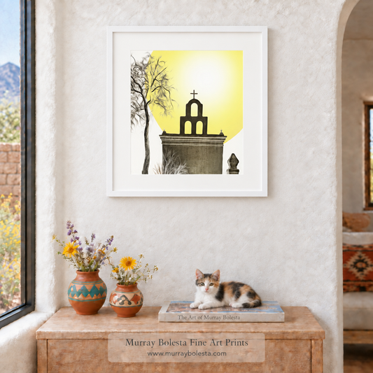 Tucson Arizona San Xavier Chapel Mission Chapel by Murray Bolesta