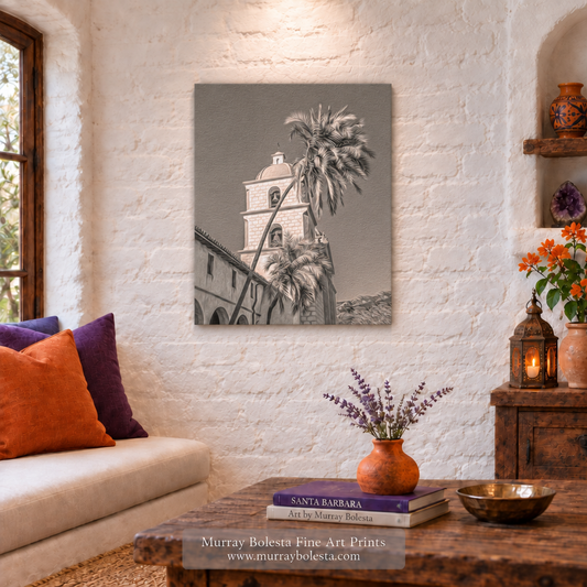 Santa Barbara Mission mockup by Murray Bolesta!