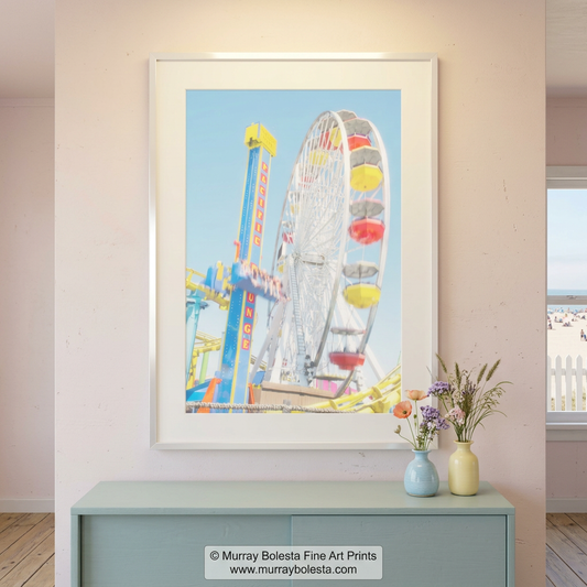 Santa Monica Pier artwork by Murray Bolesta