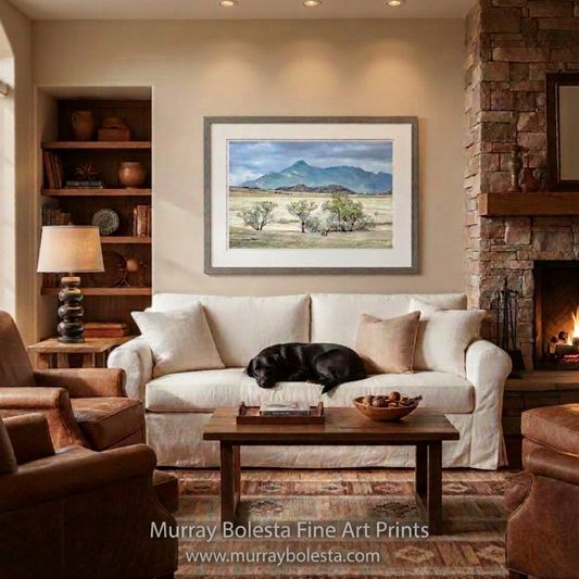 Santa Rita Mountain landscape art from San Rafael Valley Arizona, by Murray Bolesta!