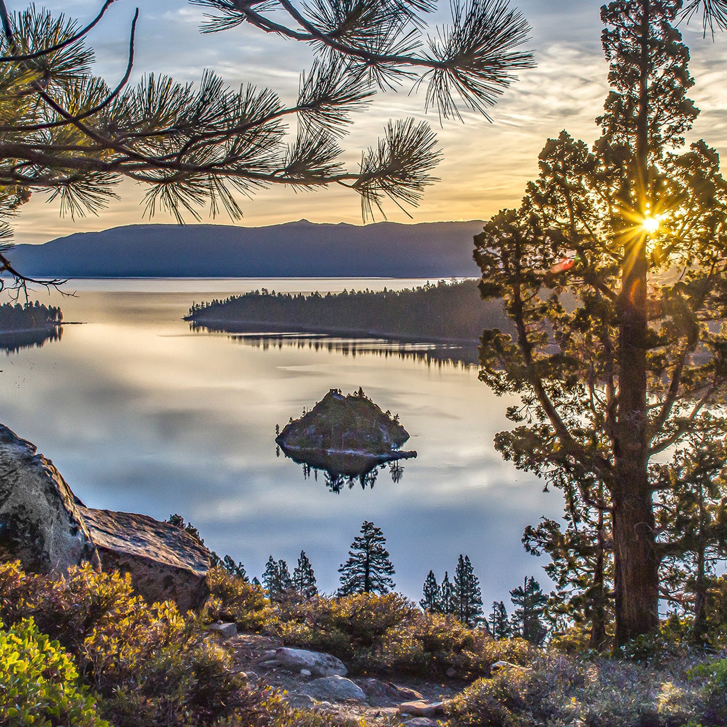 Lake Tahoe Sierra Mountains Photo Art - Keep Tahoe Blue!