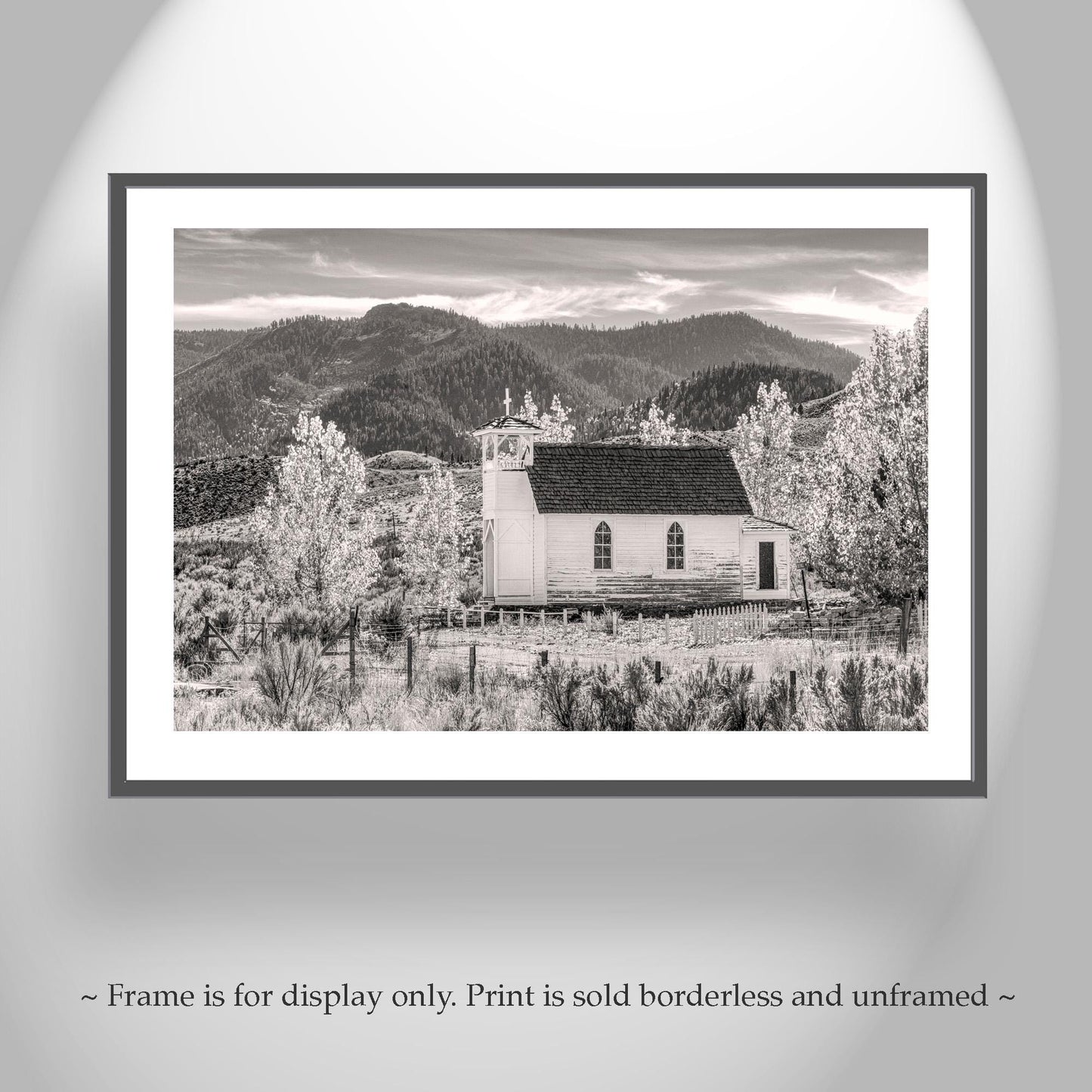 Country Church in Northeast California – Autumn Fine Art Photo Print