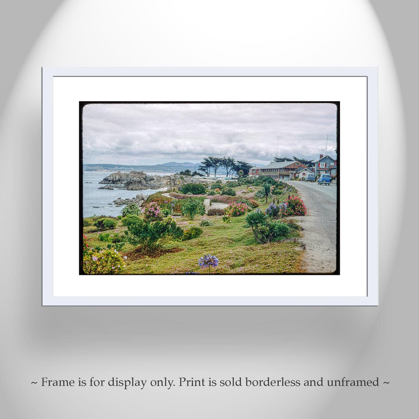Lover's Point Pacific Grove 1958 Vintage Monterey Art Print