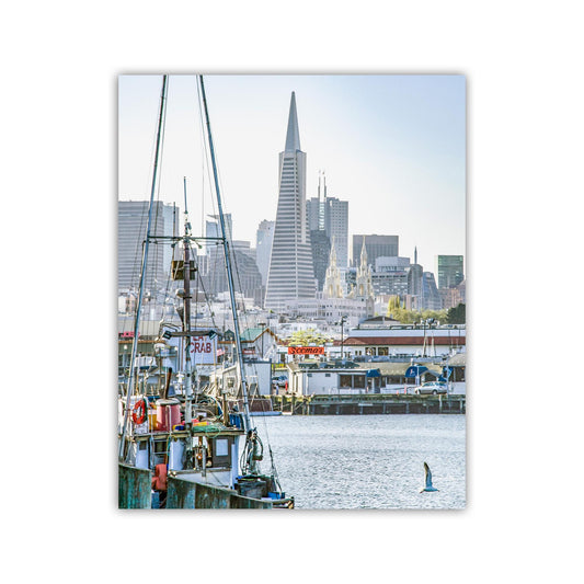 Fishermans Wharf San Francisco Bay Area Nautical Decor Art Print