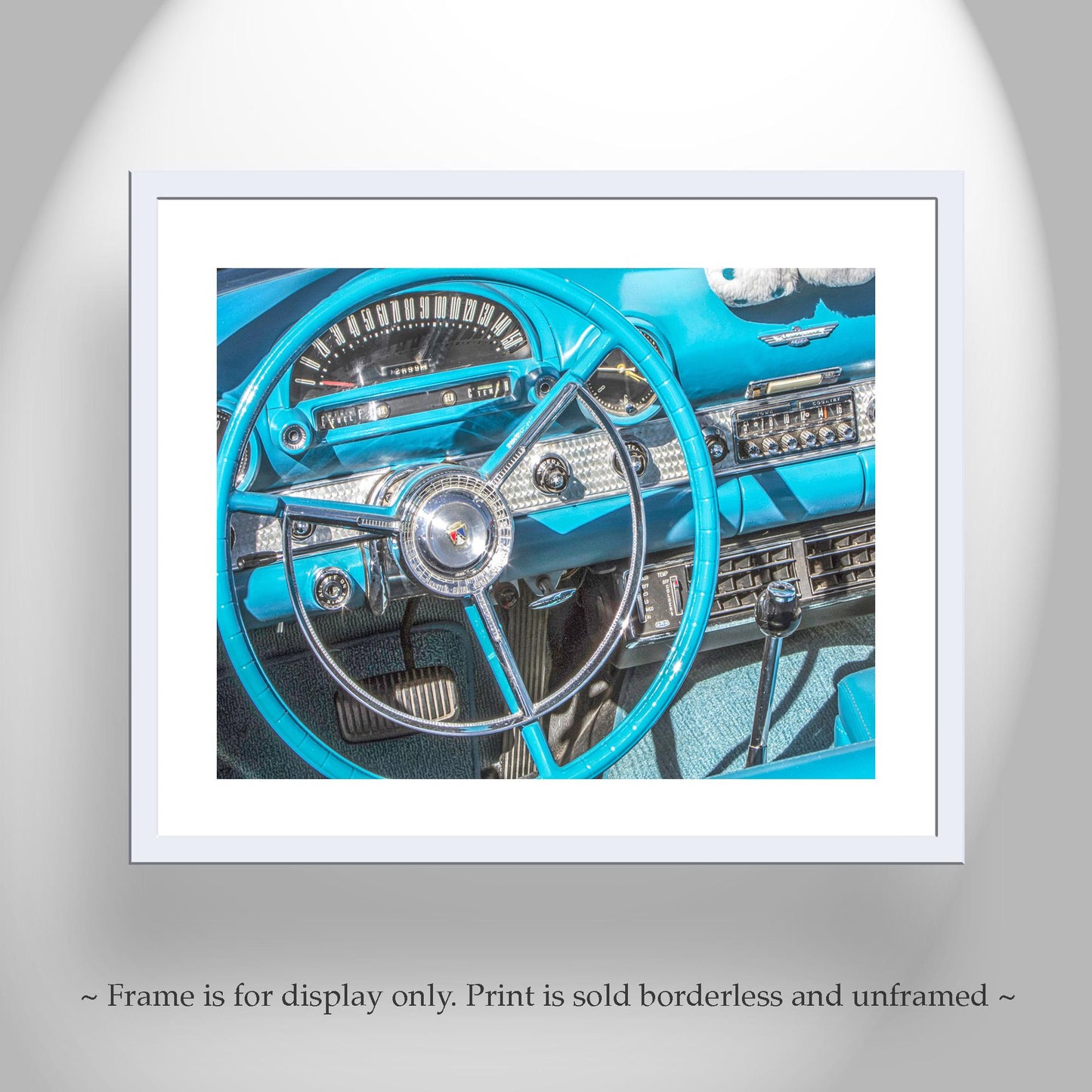 Ford Thunderbird Vintage Car Art Print | Mid Century T-Bird Art