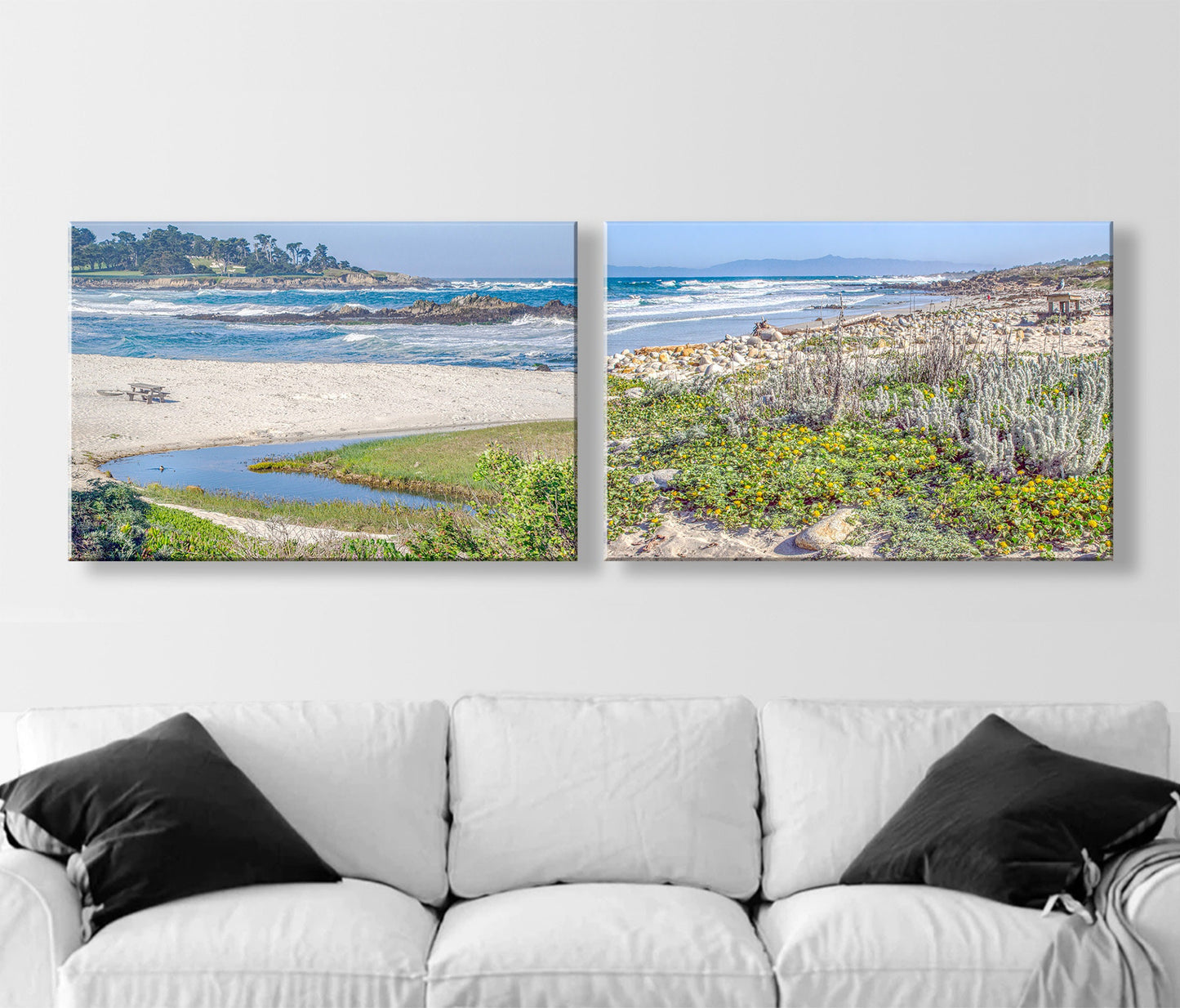 Pacific Grove Beach Art Print Set – Monterey Peninsula Wall Decor
