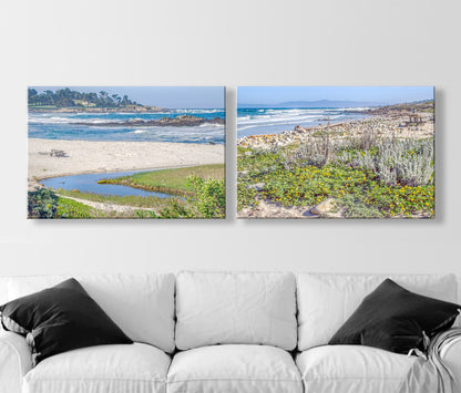 Pacific Grove Beach Art Print Set – Monterey Peninsula Wall Decor