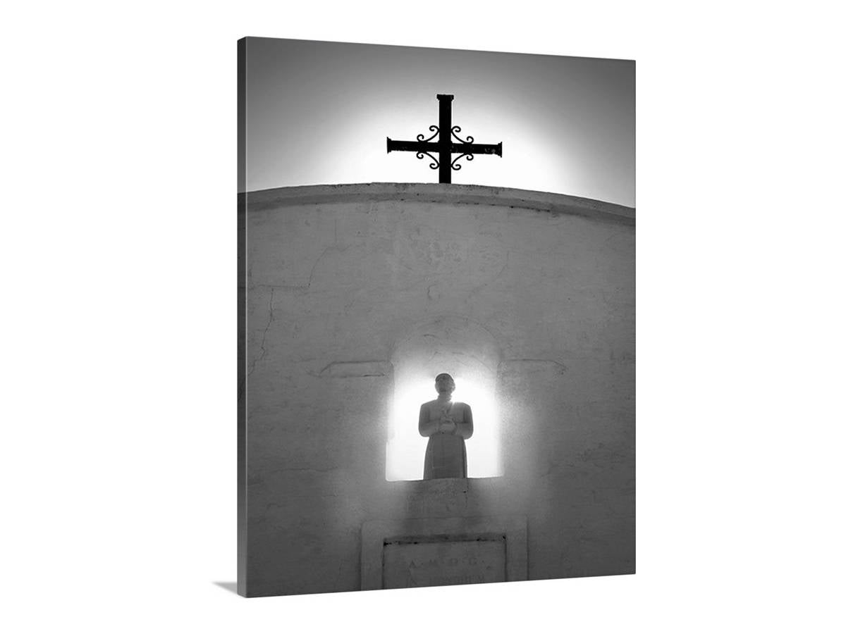 San Xavier Mission Sepia Print – Tucson Southwest Wall Art
