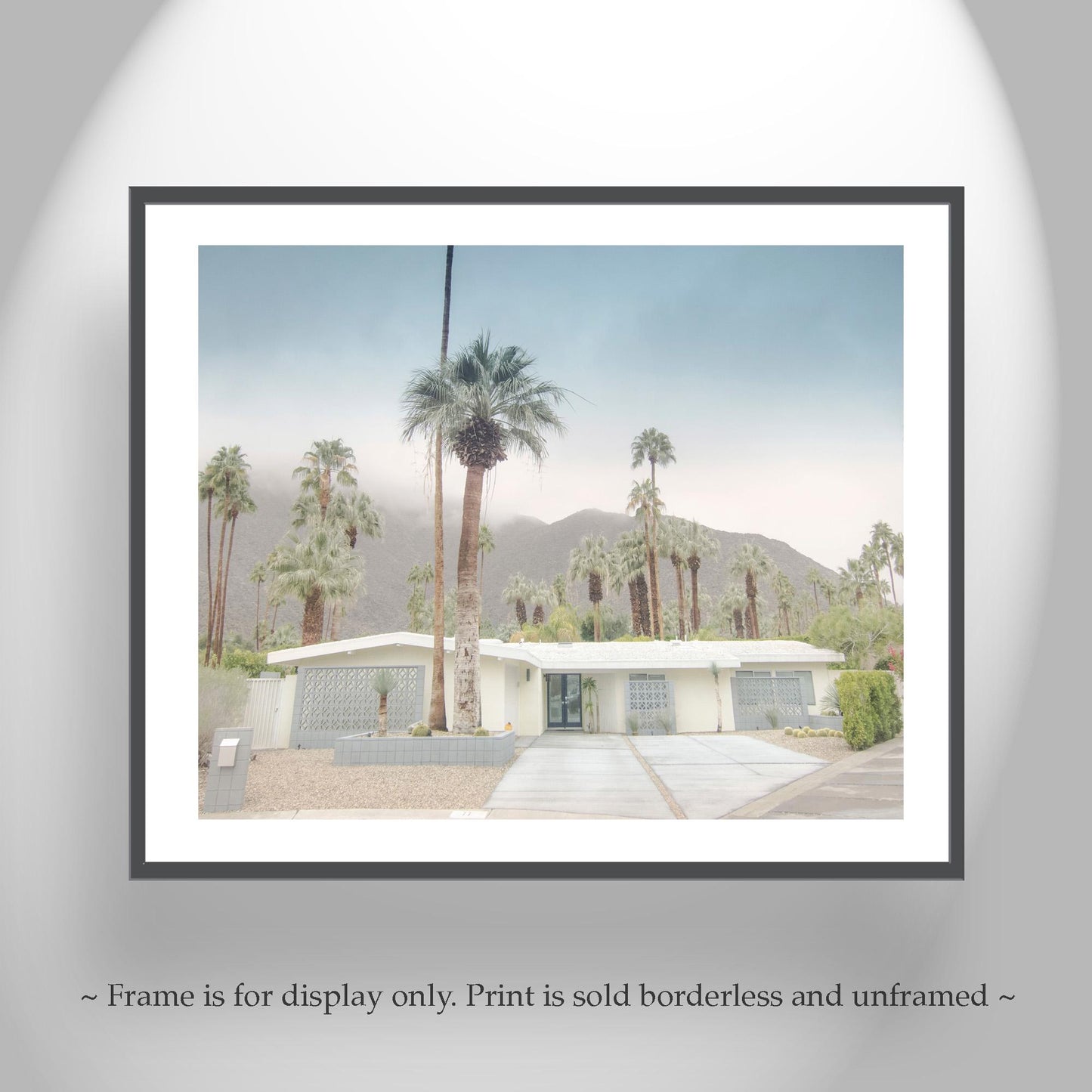 Palm Springs Architecture Art Print | Mid Century Modern House