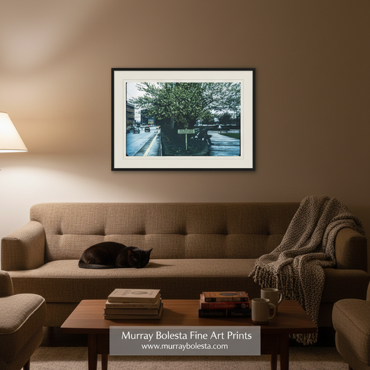 Georgia Peach Vintage Photo – Historic Peachtree Street Print