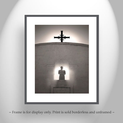 San Xavier Mission Sepia Print – Tucson Southwest Wall Art