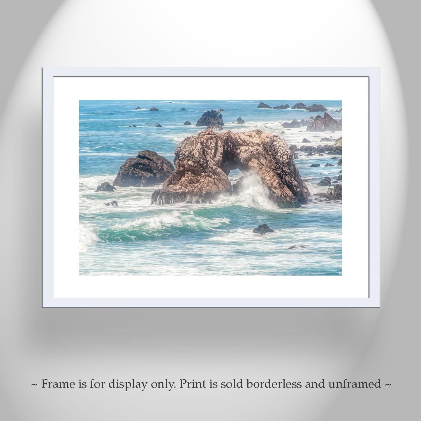 Half Moon Bay Coastal Wall Decor – Original California Ocean Photo