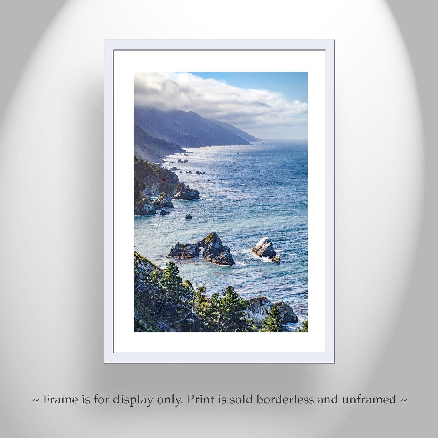 Pacific Coast Home Decor Framed Print at Big Sur California