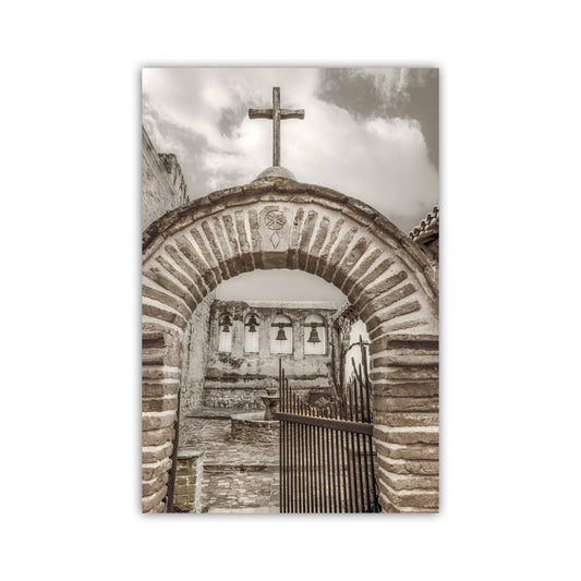 Mission San Juan Capistrano Art Print | Sepia Wall Decor