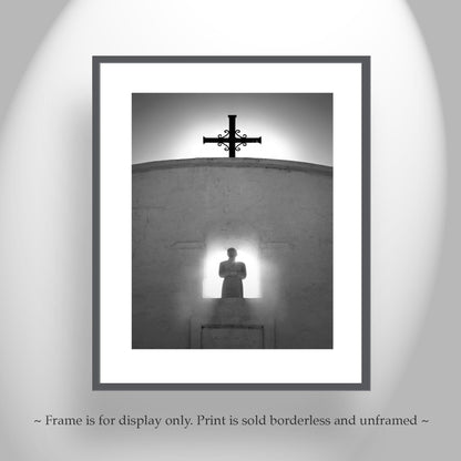 San Xavier Mission Sepia Print – Tucson Southwest Wall Art
