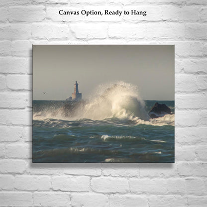 Crescent City Art Print – Point St George Reef Lighthouse