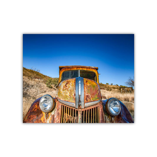 Old Ford Truck Picture as Rustic Ranch Wall Art by Murray Bolesta