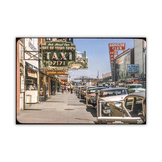 Vintage Reno Nevada Photo – Old Virginia Street Wall Art