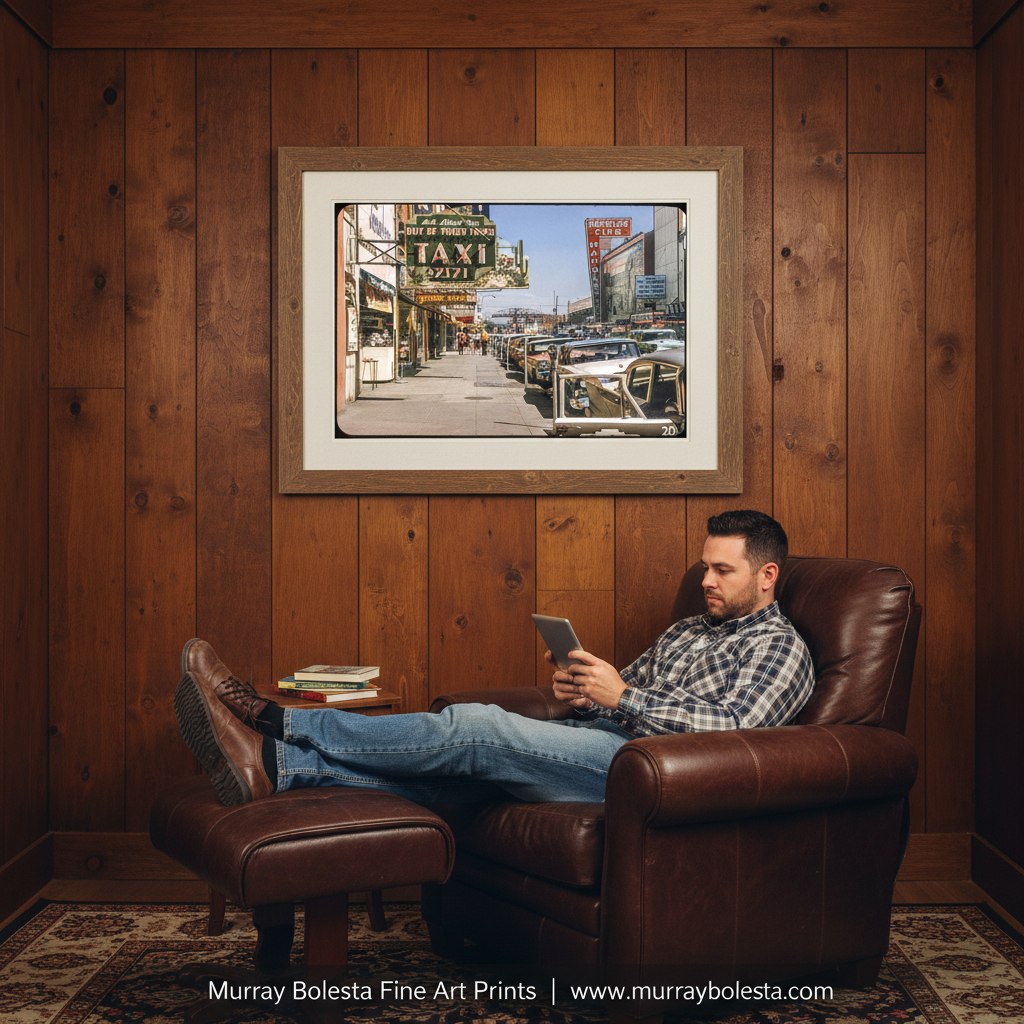 Reno Nevada Vintage Print – Old Virginia Street Photo Wall Art