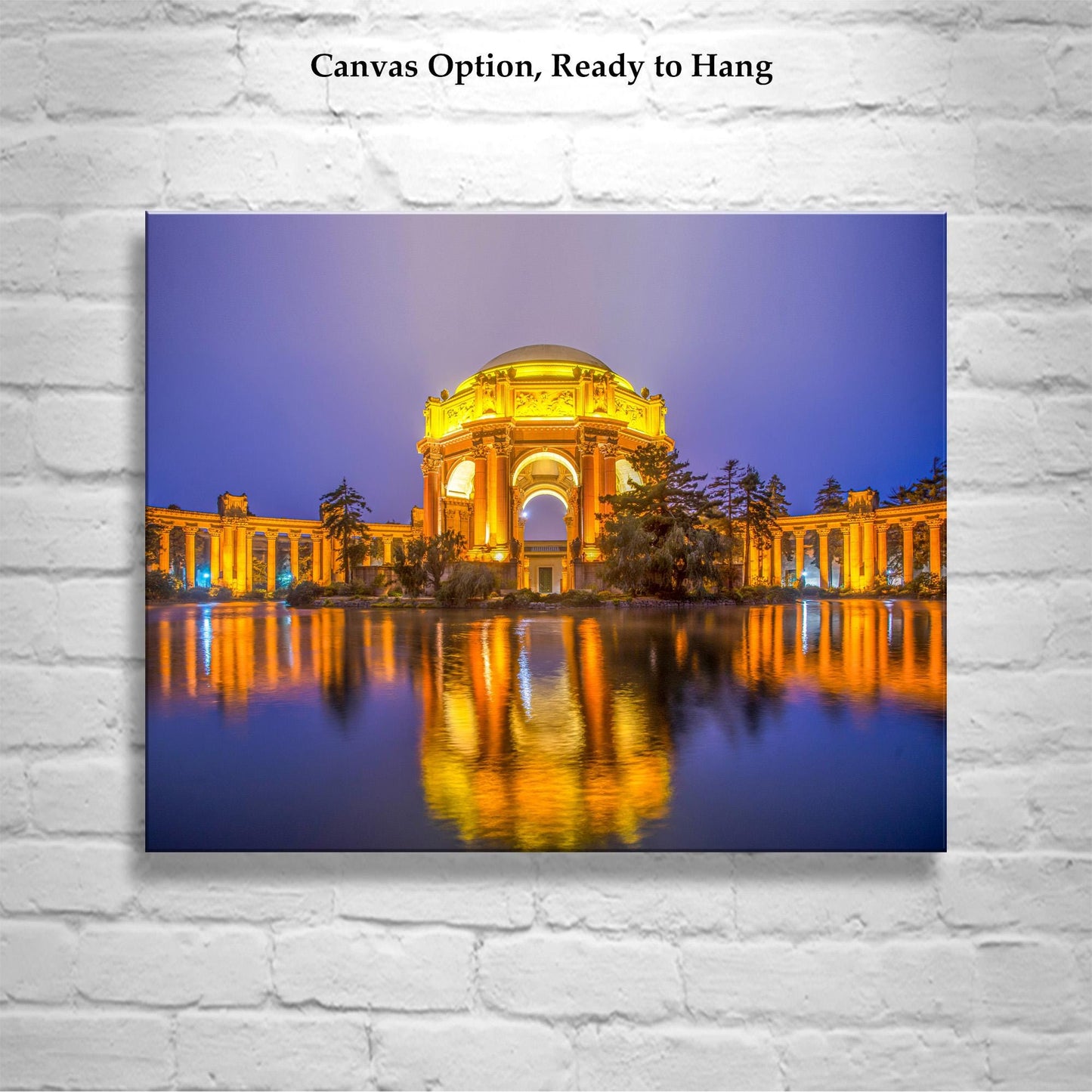 San Francisco Palace of Fine Arts Night Artwork | The Presidio National Park