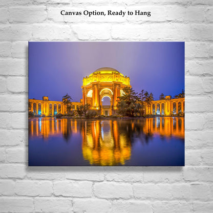 San Francisco Palace of Fine Arts Night Artwork | The Presidio National Park
