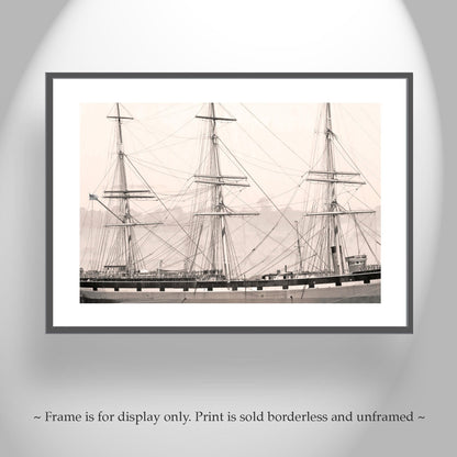 Balclutha Clipper Ship Hyde Street Pier Art Print San Francisco California