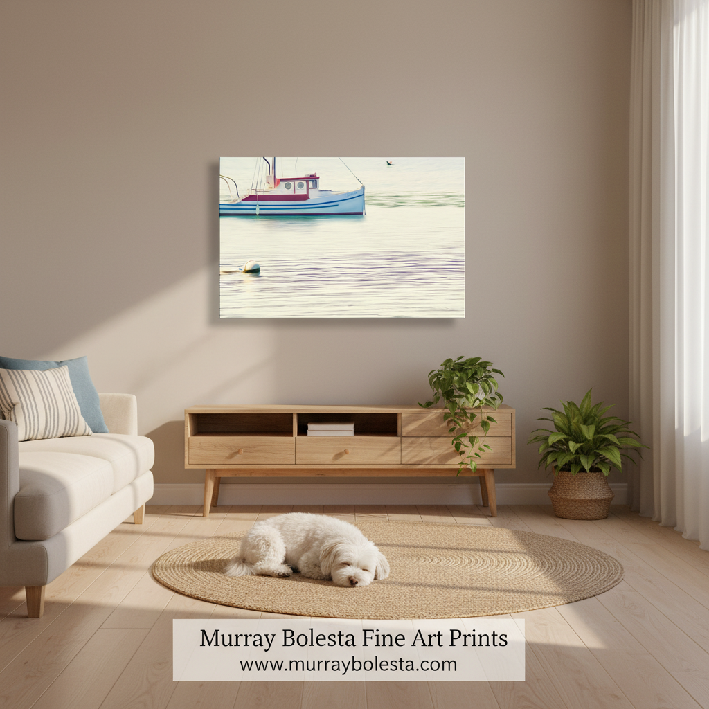 Tomales Bay Fishing Boat Art | Point Reyes Nautical Print
