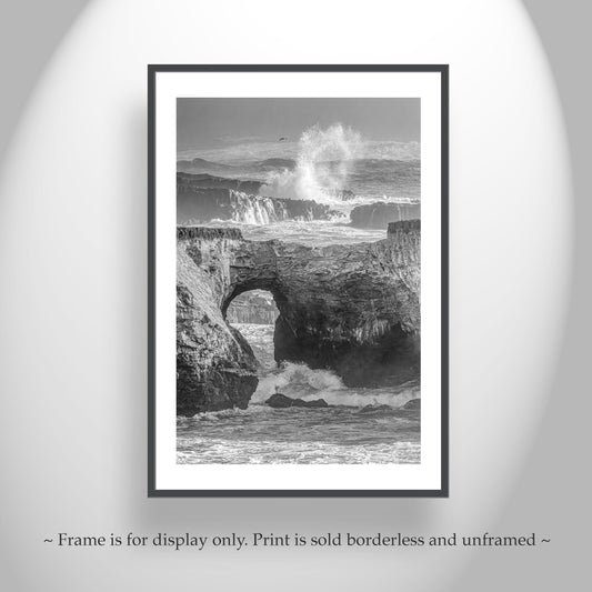 Mendocino Coast Painterly Seascape – Fine Art Print of Point Arena