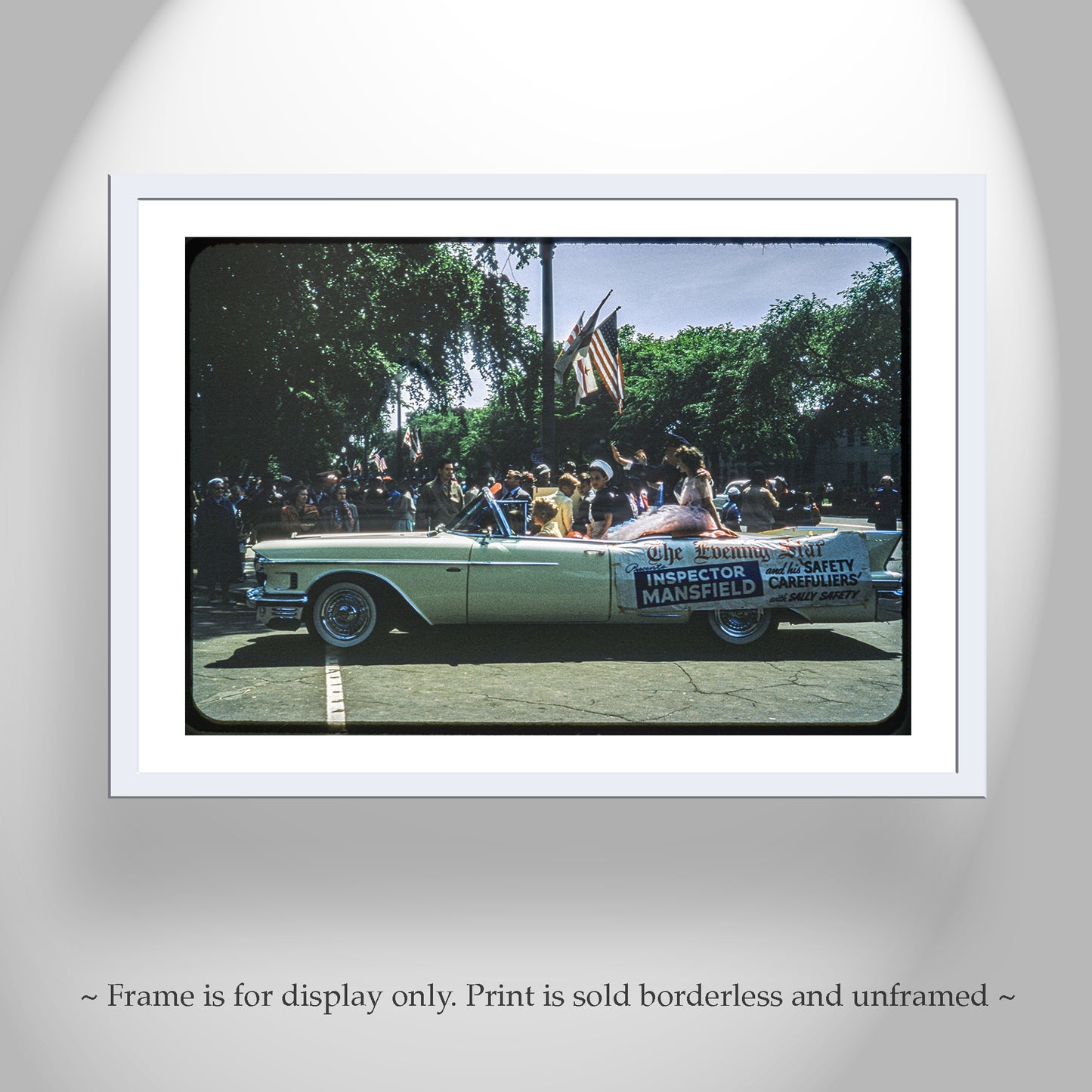 Vintage Washington DC Cadillac Street Parade Midcentury Photo