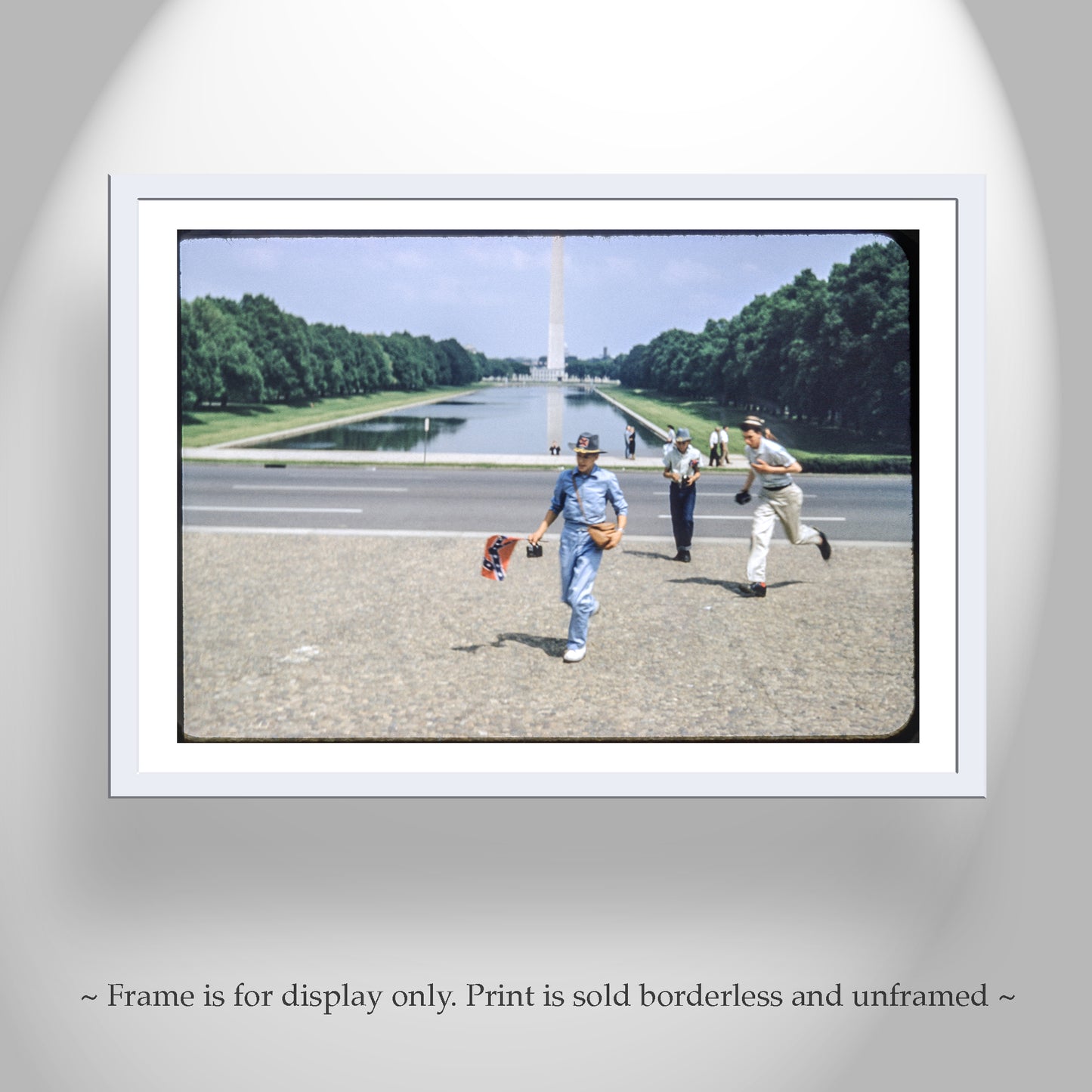 Washington DC National Mall Vintage 1950s Americana Photo