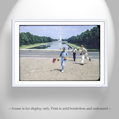 Washington DC National Mall Vintage 1950s Americana Photo