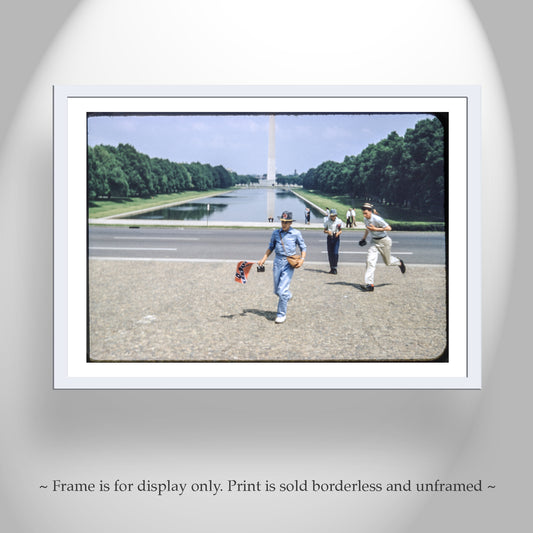 Washington DC National Mall Vintage 1950s Americana Photo