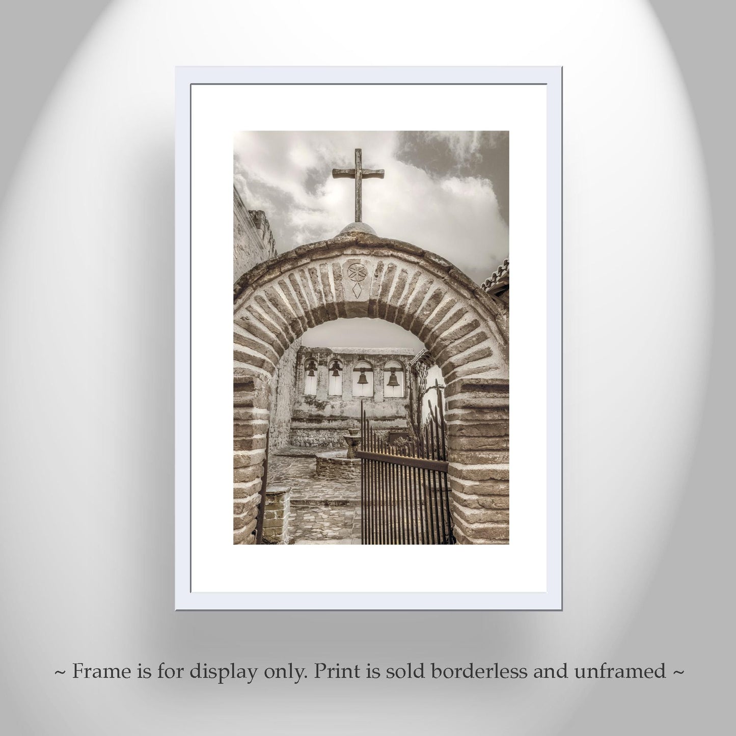 Mission San Juan Capistrano Art Print | Sepia Wall Decor