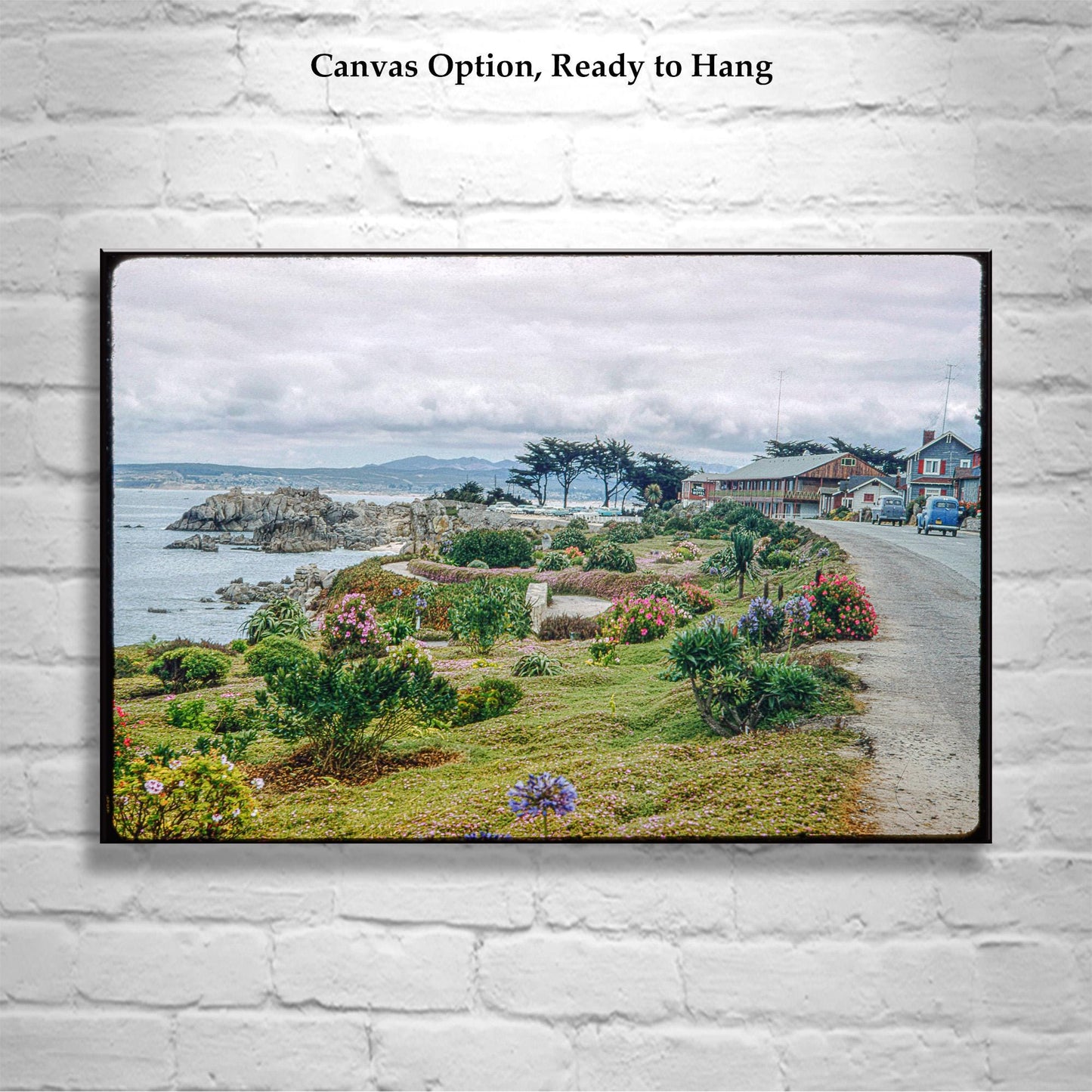 Lover's Point Pacific Grove 1958 Vintage Monterey Art Print