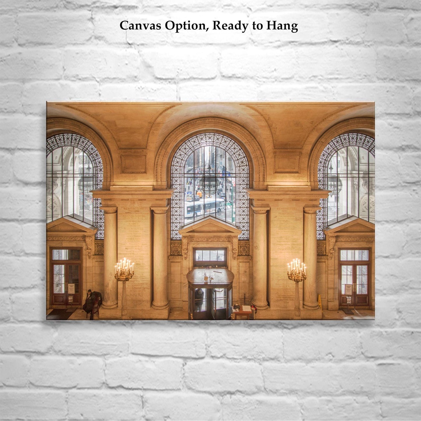 New York Public Library Art Wall Art Print