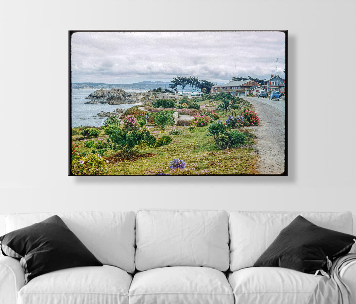 Lover's Point Pacific Grove 1958 Vintage Monterey Art Print