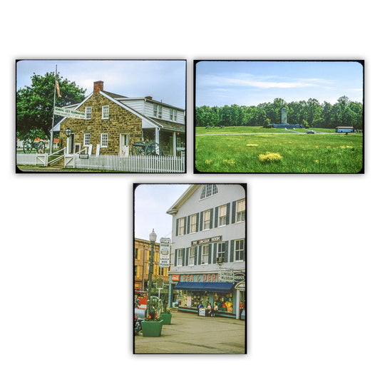 Gettysburg Battlefield Vintage Triptych – Pennsylvania Print Set