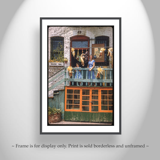 Vintage Olvera Street Photo – Old Town Los Angeles Wall Décor
