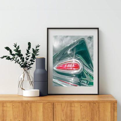 1959 Chevy Impala Car Photo | Mancave Wall Decor
