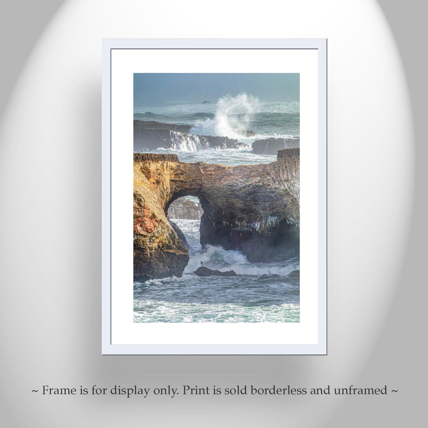 Mendocino Coast Art Print on Canvas | Pacific Ocean Waves Seascape