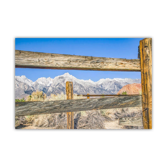 Eastern Sierra Landscape | Lone Pine CA Western Style Art Print