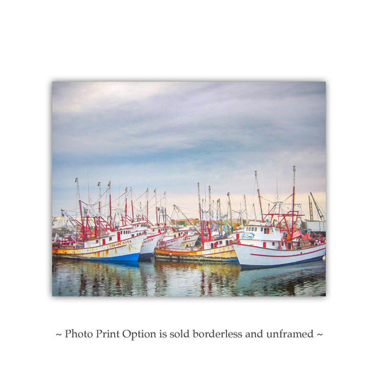 Puerto Peñasco Rocky Point Mexico Fishing Boats Artwork Print