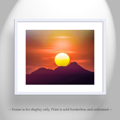 Sonoran Desert Sunset Wall Art – Tucson Landscape Canvas Art