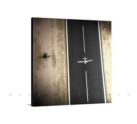 Aerial Airplane Art Print Pilot Gift | Aviation Decor | Square Picture