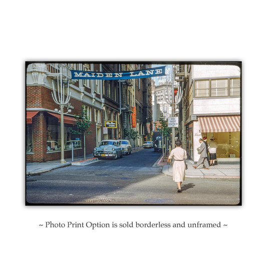 Nostalgic Maiden Lane San Francisco Vintage Street Photography