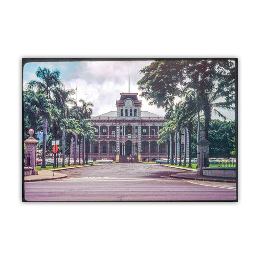 Iolani Palace Vintage Photograph | Old Honolulu Hawaii Art Print