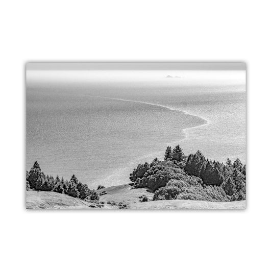 Mount Tamalpais Black and White Print – California Coast Art