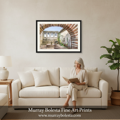 San Juan Capistrano Mission Art - California Adobe Church Print