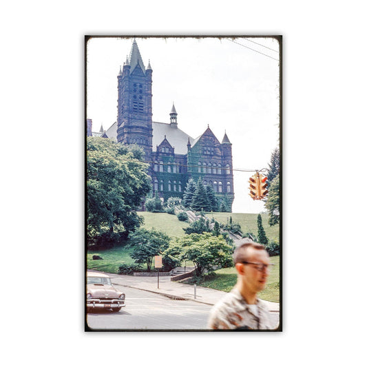 Crouse College Syracuse Print – NY State Vintage Photograph