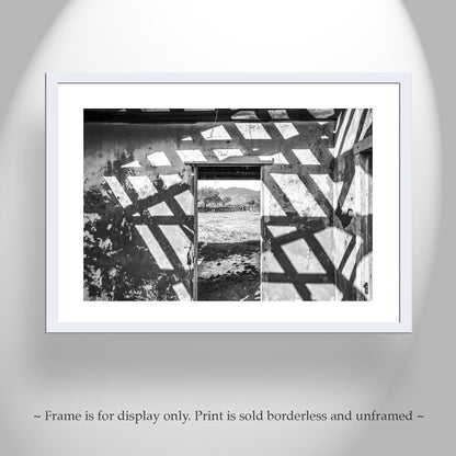 Old Adobe Ghost Ranch Photos – Black & White Desert Wall Art
